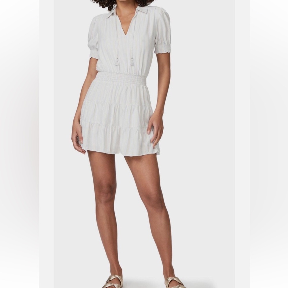 PAIGE Stefani Minidress Berry Multi Sherbet Stripe Medium